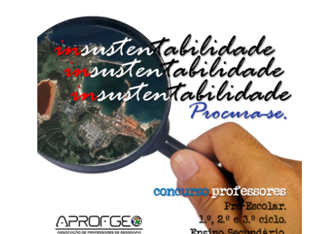 CONCURSO PARA PROFESSORES | (in)SUSTENTABILIDADE. PROCURA-SE…